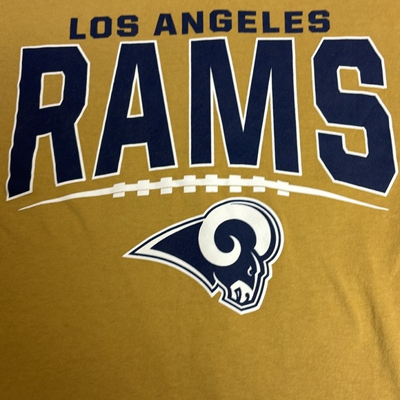 LOS ANGELES RAMS Unisex Gold NFL Tee Shirt - Medium - Picture 3 of 5